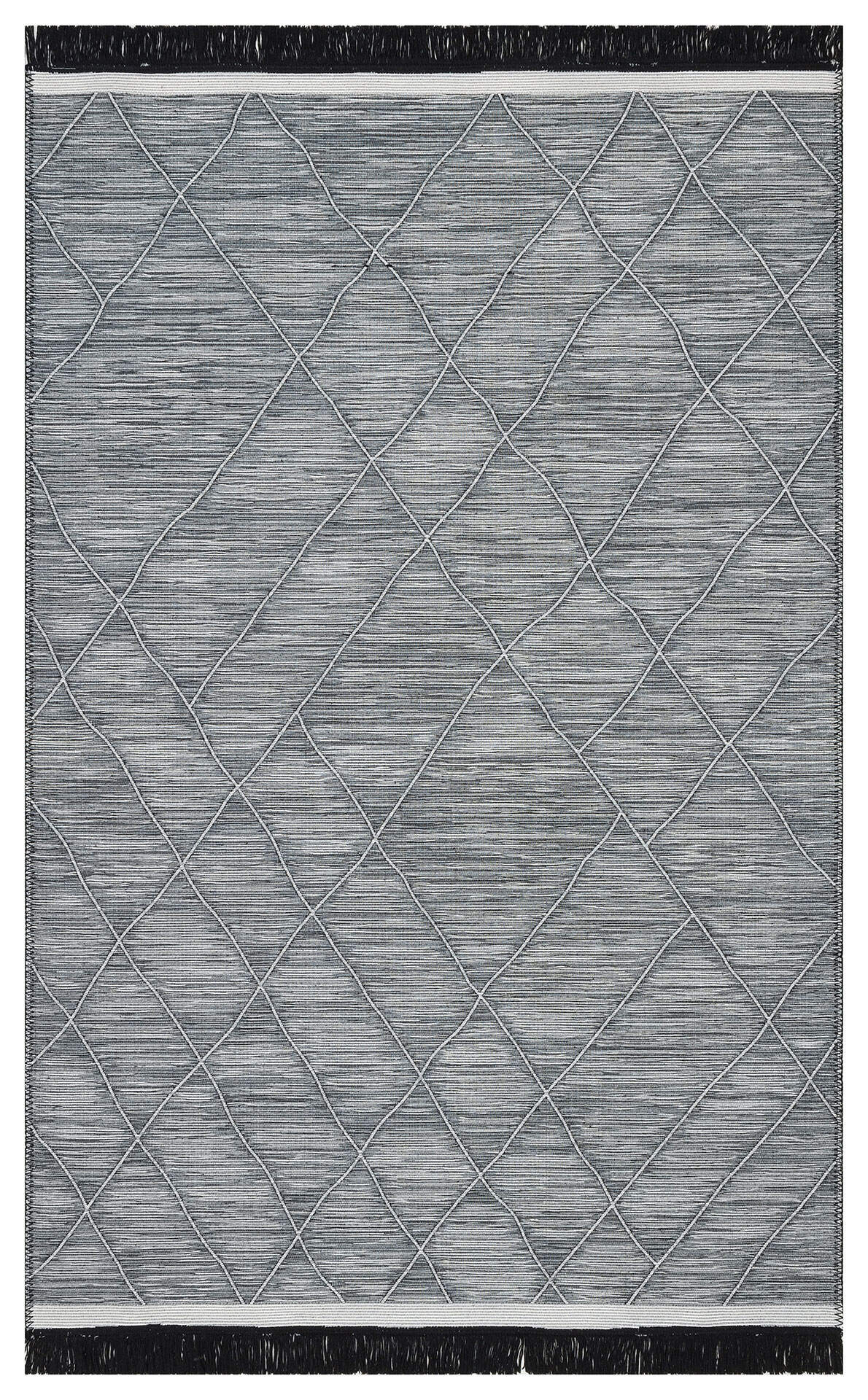 Arya Craft ARC 02 Gri - Yıkanabilir Çift Taraflı Modern Dokuma Kilim
