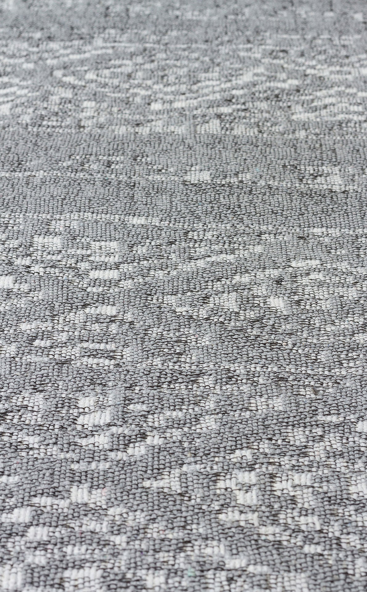 Arya AR 01 Gri - %100 Geri Dönüşümlü Pamuktan Çift Taraflı Yıkanabilir Modern Dekoratif Kilim