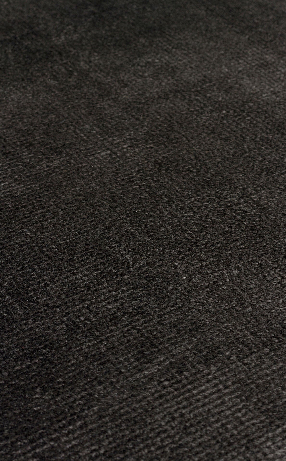 VT PLAIN CHARCOAL  - VELVET - Düz Renk El Emeği ile Özel Tezgahlarda Üretilen Viskon Uşak Halısı 