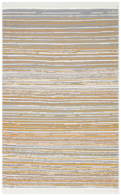 Arya AR 35 Çok Renkli - Yıkanabilir Çift Taraflı Modern Dokuma Kilim