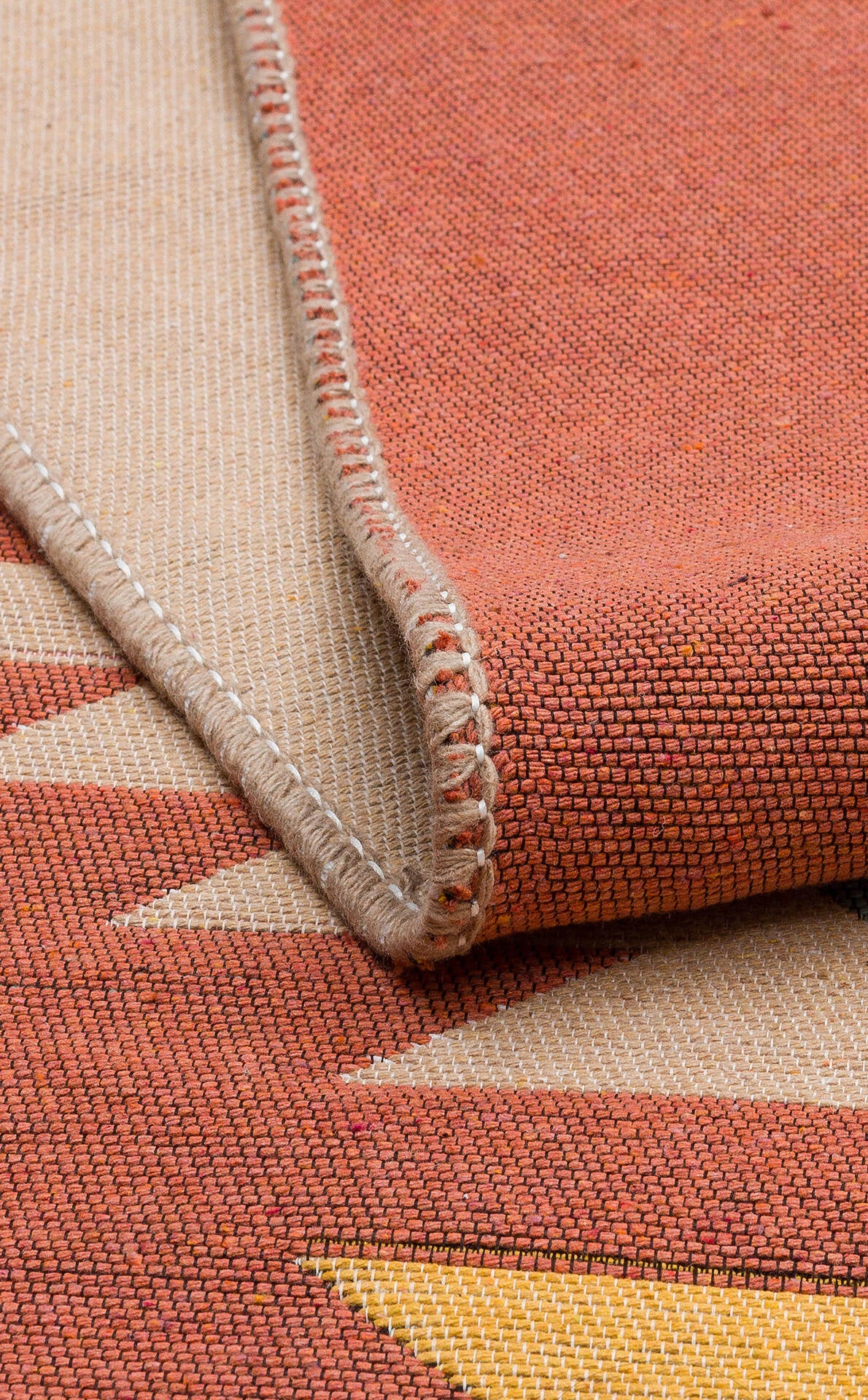 Arya AR 39 Çok Renkli - Yıkanabilir Çift Taraflı Modern Dokuma Kilim