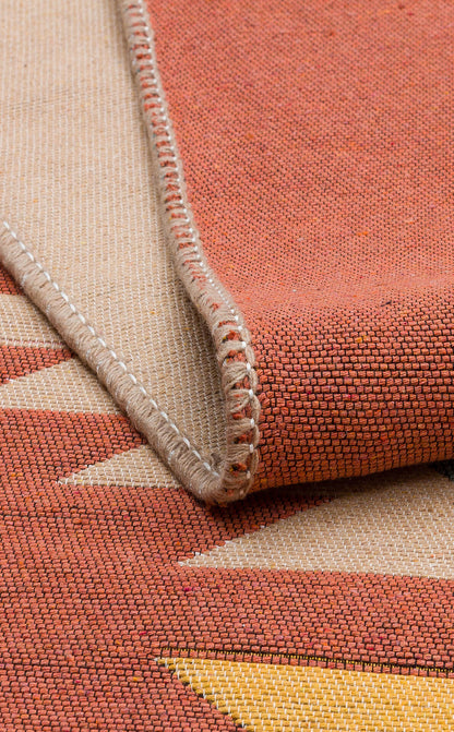 Arya AR 39 Çok Renkli - Yıkanabilir Çift Taraflı Modern Dokuma Kilim
