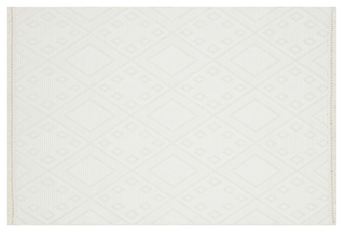 Havana 8561 Ekru - Polyester Dokuma Halı | Modern Salon Halısı