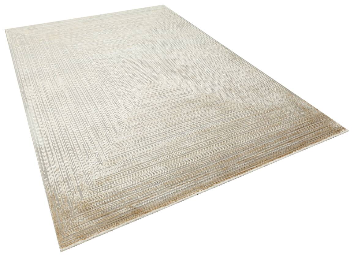 Queen 8114 Gold - Viskon Bambu Halı | Dokuma Salon Halısı