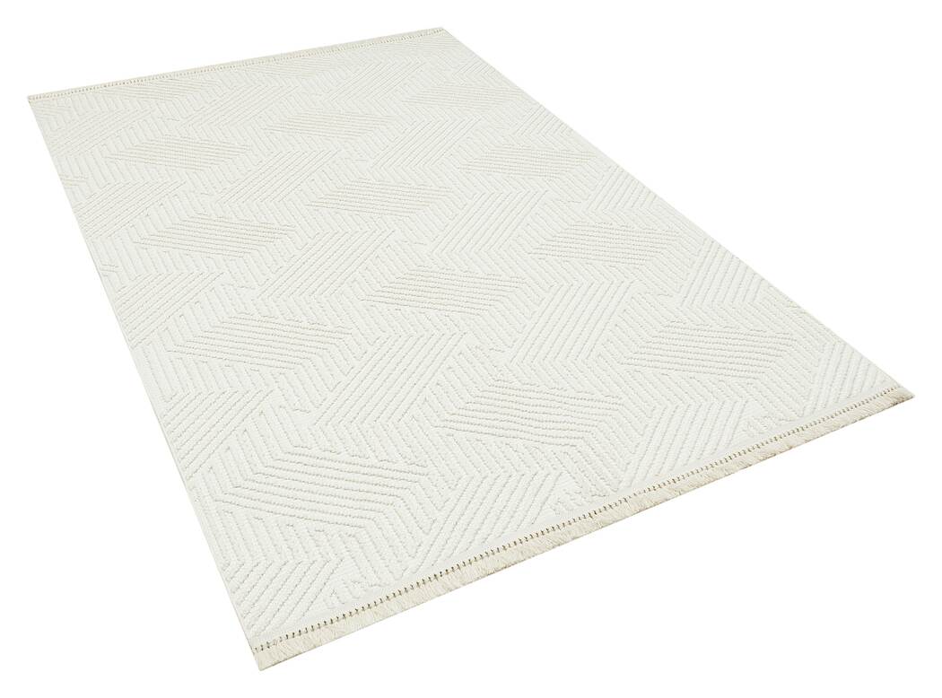 Havana 8591 Ekru - Polyester Dokuma Halı | Modern Salon Halısı