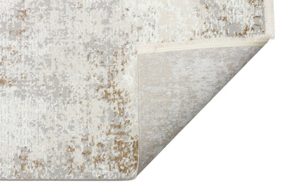 LGS 05 GREY BEIGE XW  - LAGOS XW - Hav Toz Vermez Eskitme Desenli Modern Makine Halısı
