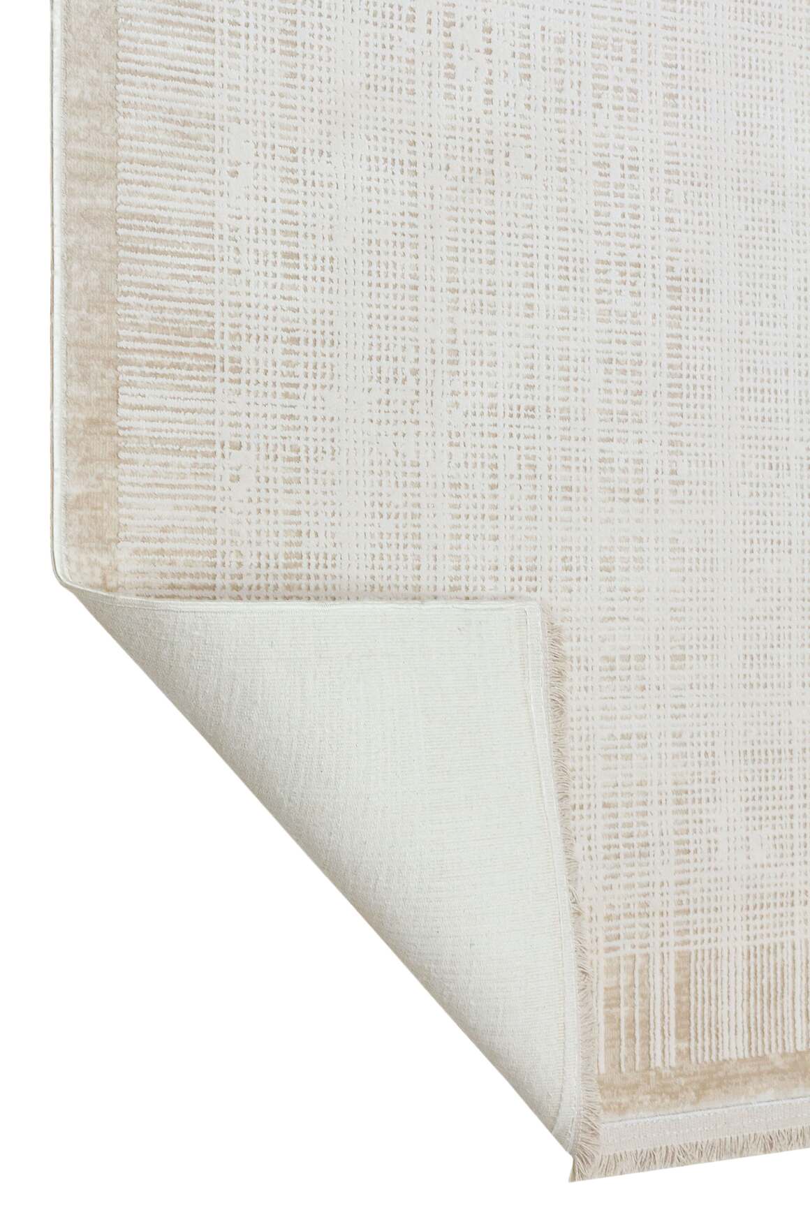 Serenity 7831 Krem - Viskon Dokuma Halı | Modern Gri Salon Halısı