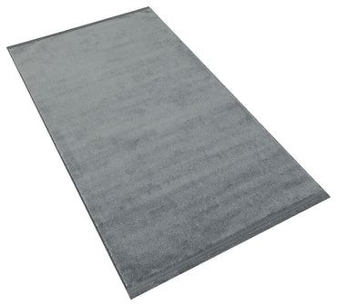 Yoga 5014 Antrasit - Kaymaz Yıkanabilir Halı | Yumuşak Dokulu Düz Renk Halı