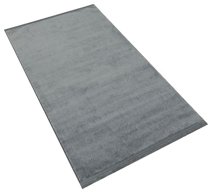 Yoga 5014 Antrasit - Kaymaz Yıkanabilir Halı | Yumuşak Dokulu Düz Renk Halı