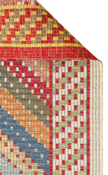 Nomad NMD 10 Kırmızı - Çift Taraflı Yıkanabilir Kilim | Otantik Kilim
