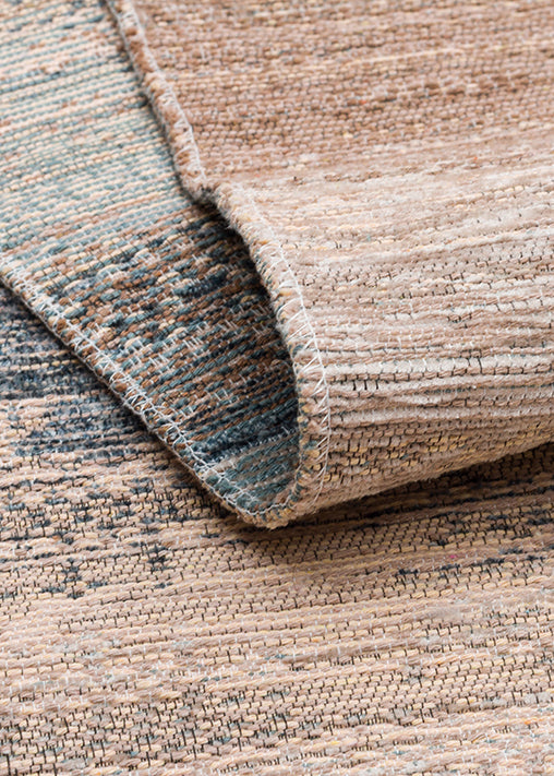 Kutnu Kilim KTN 03 Bej Ombre Renk Geçişli Çift Taraflı Yıkanabilir Hav Vermez Salon Mutfak Kilimi