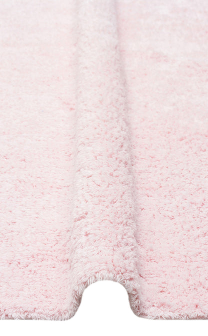 Cotton Boon CBN Plain Pembe - Yıkanabilir Kaymaz Naturel Pamuk Bebek Halısı
