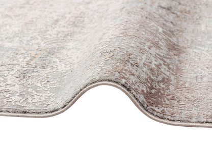  FRESCO DYED FSD 01 Bej - Eskitme Dokulu Işıltılı Salon Halısı
