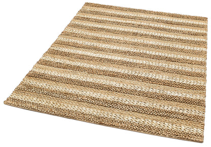 Netra S-1410 Naturel XW - El Dokuma Jüt Hasır Halı Naturel Örgü Desen