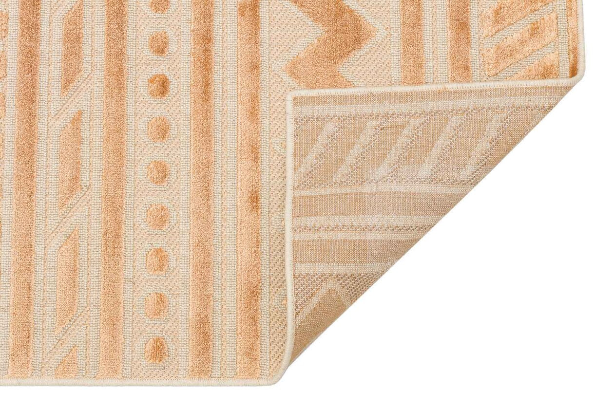 ZNT 06 ANTIK GOLD DYED  - ZENITH DYED - Yüksek Alçak Dokulu Naturel Yün ve Viskon Modern Dokuma Halı