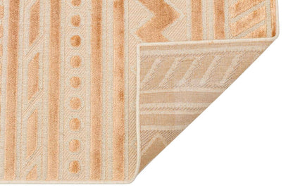 ZNT 06 ANTIK GOLD DYED  - ZENITH DYED - Yüksek Alçak Dokulu Naturel Yün ve Viskon Modern Dokuma Halı