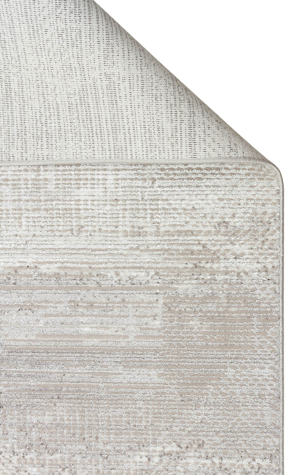 RM 02 CREAM GREY  - ROMA - Viskon ve Polyester ile Üretilen Şık Salon Halısı