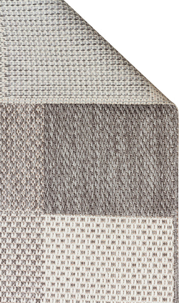Mono MNO 01 Gri - Yıkanabilir Kaymaz Kilim Halı
