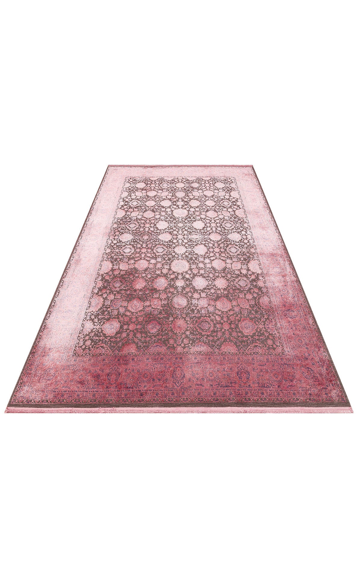 LHR 01 FUSCHIA  - LAHOR - Özel Boyama İşlemi İle Üretilen Yüksek Alçak Dokuya Sahip Zengin Renkli Şık Salon Halısı