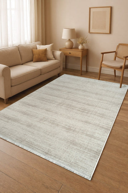 Estefan Miva EU05C Bej Modern Salon ve Oturma Odası Halısı
