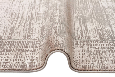 FRESCO DYED FSD 02 Bej - Eskitme Dokulu Işıltılı Salon Halısı