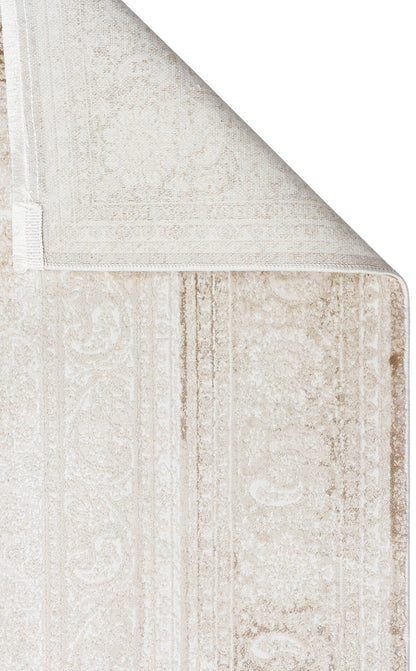 PDN 01 BEIGE  - PADONA - Extra Yumuşak Dokulu Sık Dokuma Modern Desenlere Sahip Şık Salon Halısı