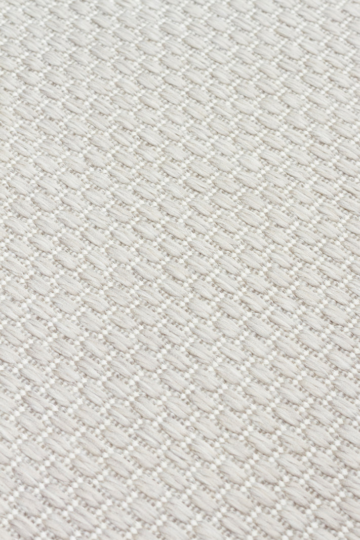 Mono MNO 05 Gri Krem - Yıkanabilir Kaymaz Kilim Halı