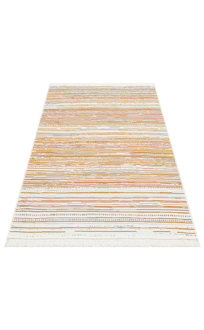 Arya AR 35 Çok Renkli - Yıkanabilir Çift Taraflı Modern Dokuma Kilim