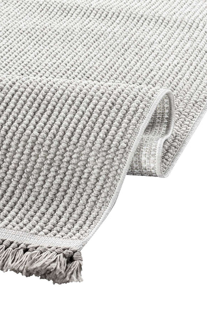 Havana 8596 Gri - Polyester Dokuma Halı | Modern Salon Halısı