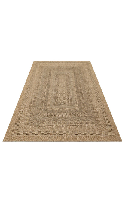 SLD 02 NATURAL  - SALDA - Güneş Işığı ve Suya Dayanıklı Jüt Görünümlü Sisal Halı