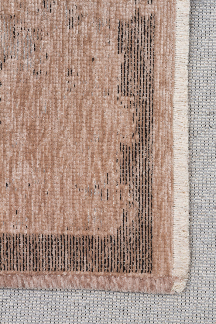 Liza LIZ 06 Vizon XW - Düz Pamuk Dokulu Kilim Kaymaz Tabanlı, Yıkanabilir, Uzun Ömürlü Kilim