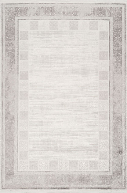 Marea MA 8822 Gri - Modern Tasarımlı Yumuşak Dokulu Sık Dokuma Kaliteli Şık Halı