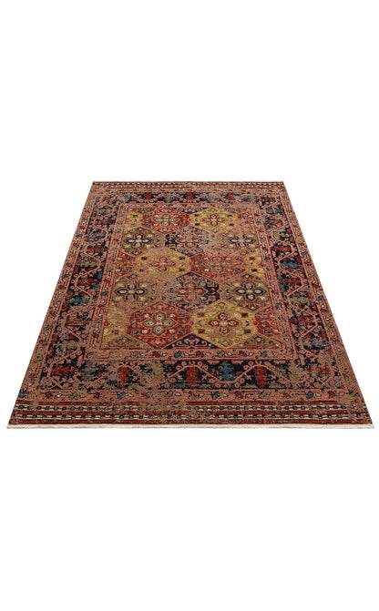 AND 01 MULTY  - ANADOLU KILIM - Anadolu Antik Desenli Yıkanabilir Kaymaz Tabanlı Etnik Kilim