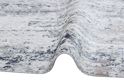 ST 10 SILVER MARINE XXW  - SATEEN - Hav Toz Vermez Yıkanabilir Kaymaz İnce Dokuma Modern Halı 