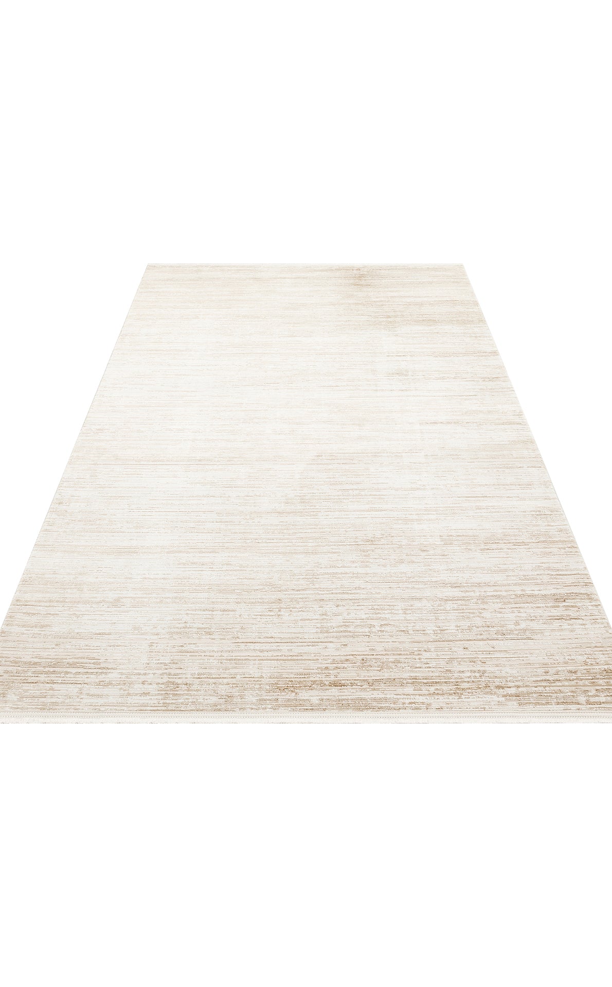 Padona PDN 03 Bej - Extra Yumuşak Dokulu Sık Dokuma Modern Eskitme Desenli Halı