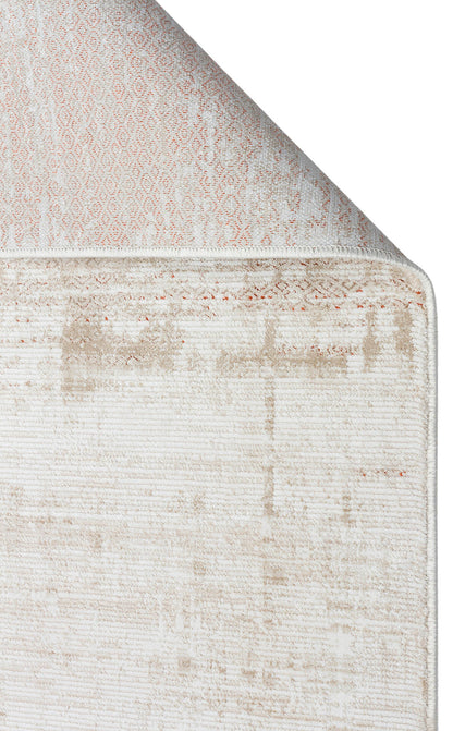 PDN 04 CREAM BEIGE  - PADONA - Extra Yumuşak Dokulu Sık Dokuma Modern Desenlere Sahip Şık Salon Halısı