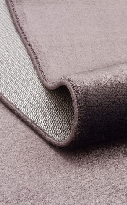 Lugano LUG Plain Charcoal - Viskon Halı | Sık Dokuma Salon Halısı