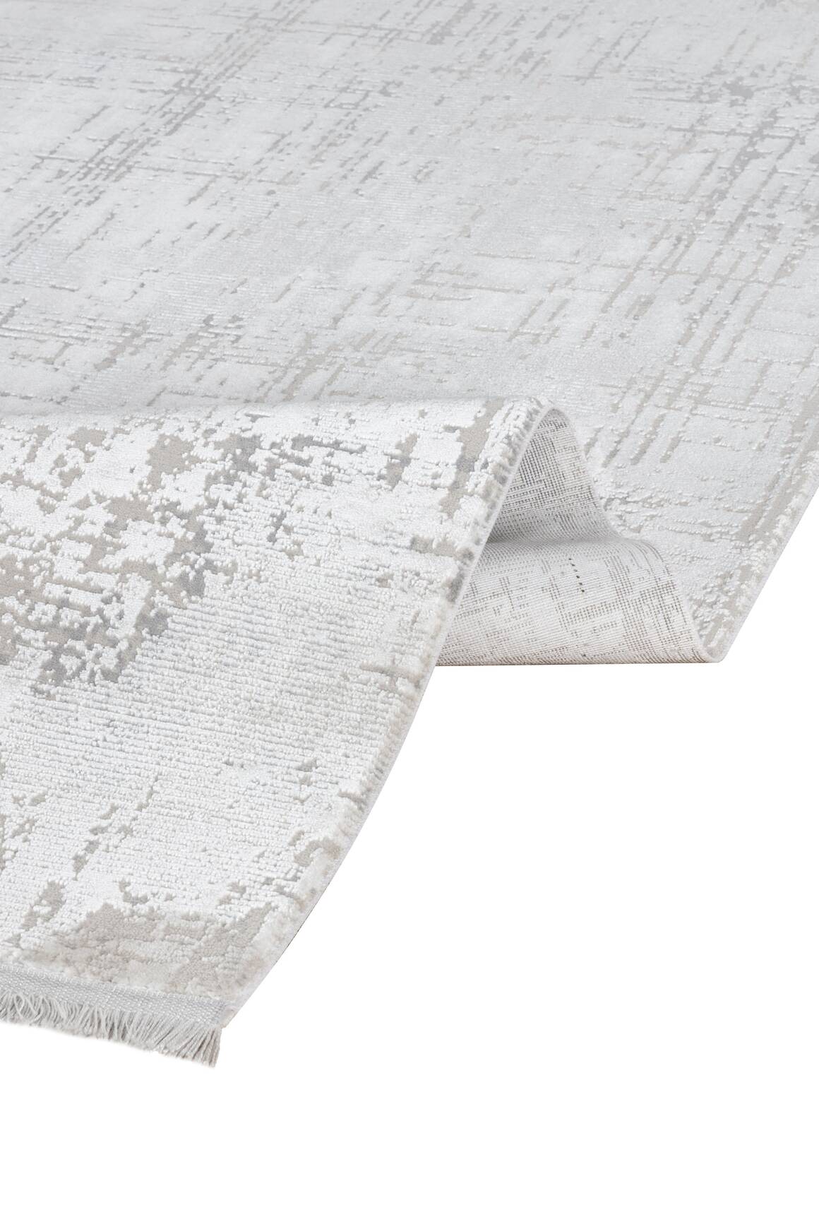 Lima 6232 Gri - Polyester Şönil Halı | Dokuma Tabanlı Model