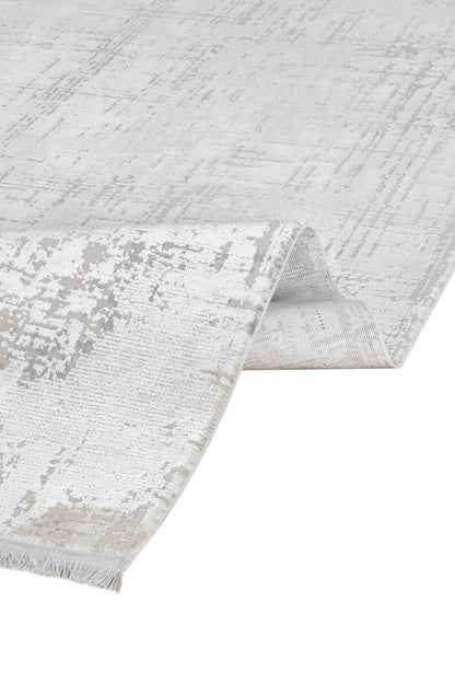 Lima 6232 Gri - Polyester Şönil Halı | Dokuma Tabanlı Model