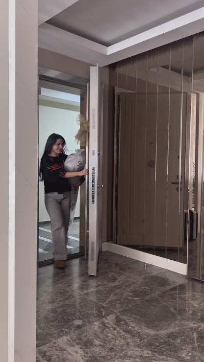Truva 6641 Krem - Modern Akrilik Salon Halısı